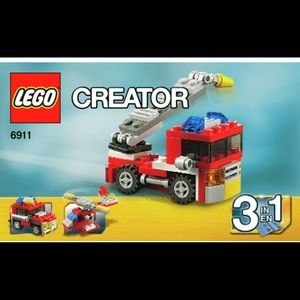 LEGO Creator 3-in-One Mini Fire Truck Set